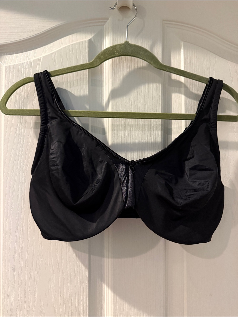 Olga Black Full-Coverage Underwire Bra